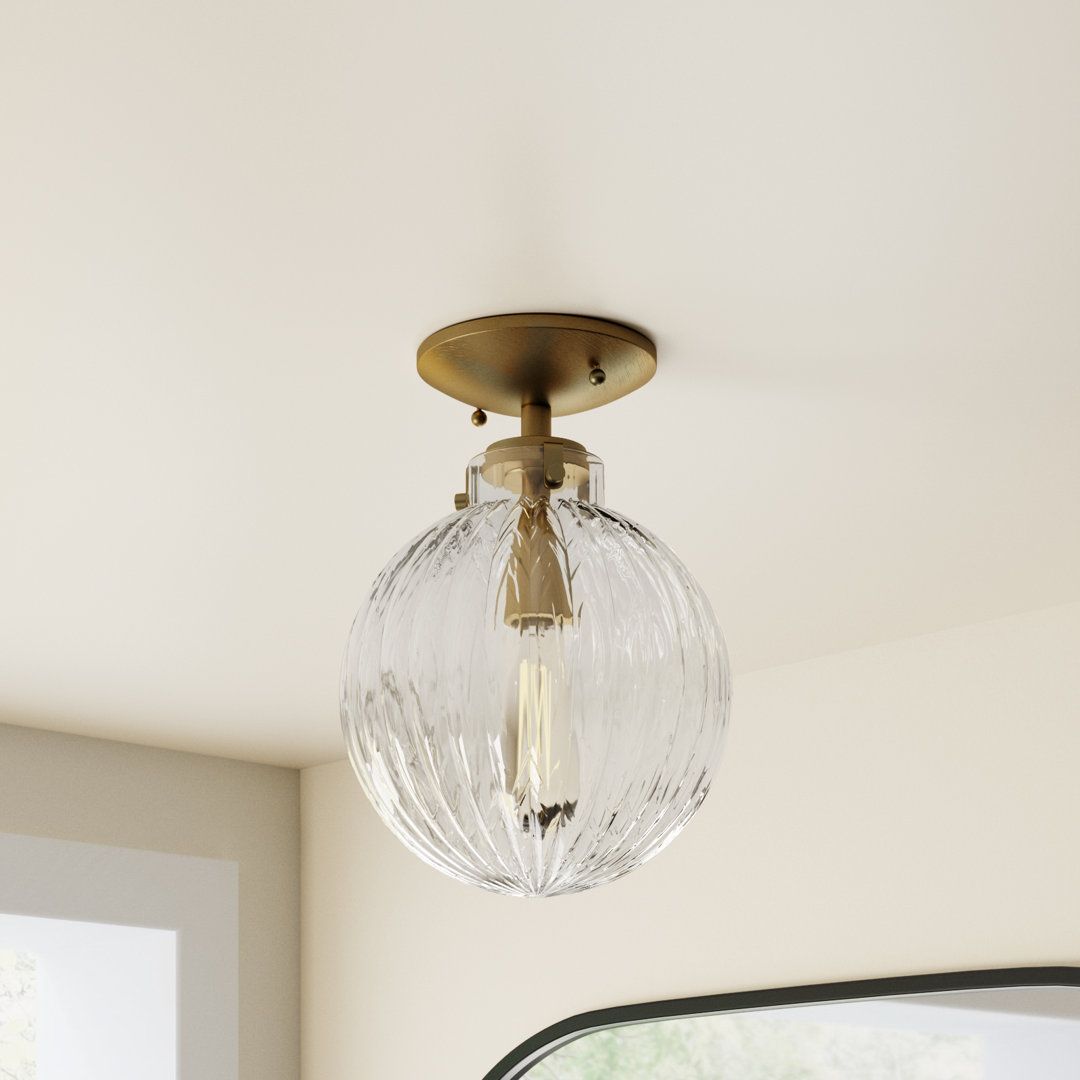 Kaydan Single Light Semi Flush Mount